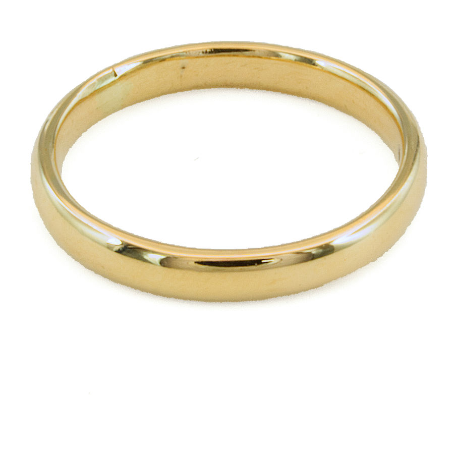 9ct gold 2.5g Wedding Ring size N½